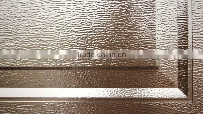 Garage door panel produced out with automatic Continous PU production lines