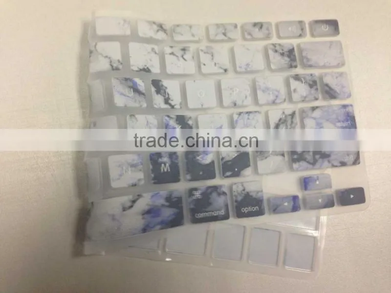 marble pattern Custom membrane keyboard for marble macbook