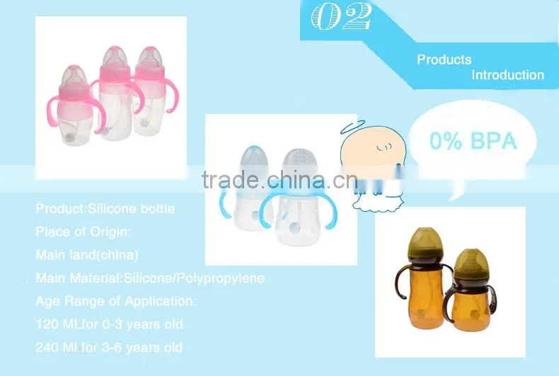 2014 hot sale baby care products baby bottle for feeding