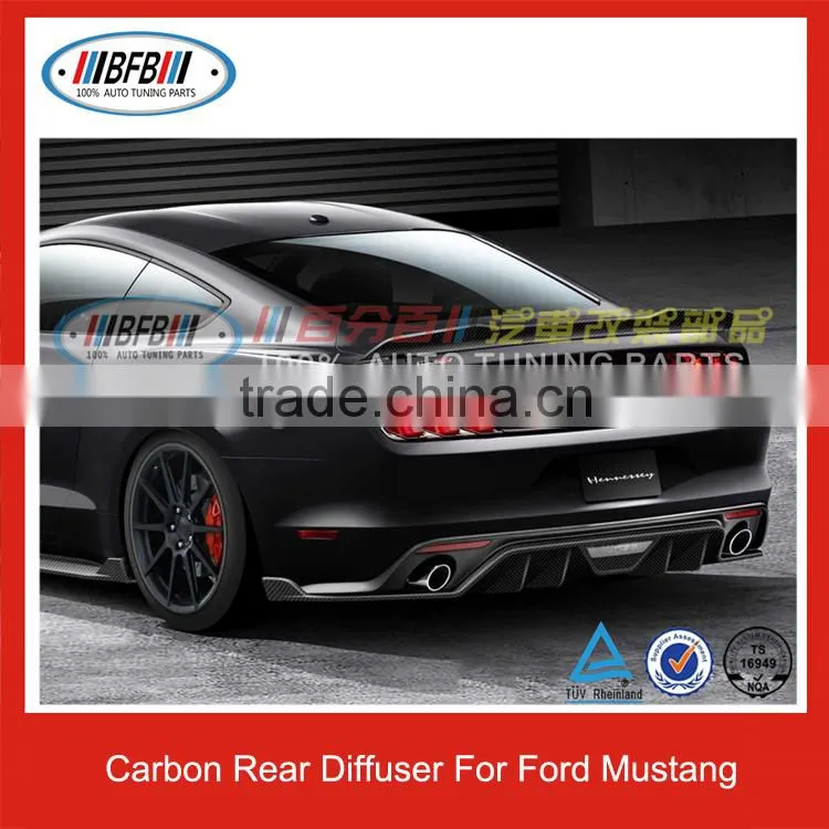 Car Bumper Diffusers Carbon Rear Diffusers For Ford Mustang 2015