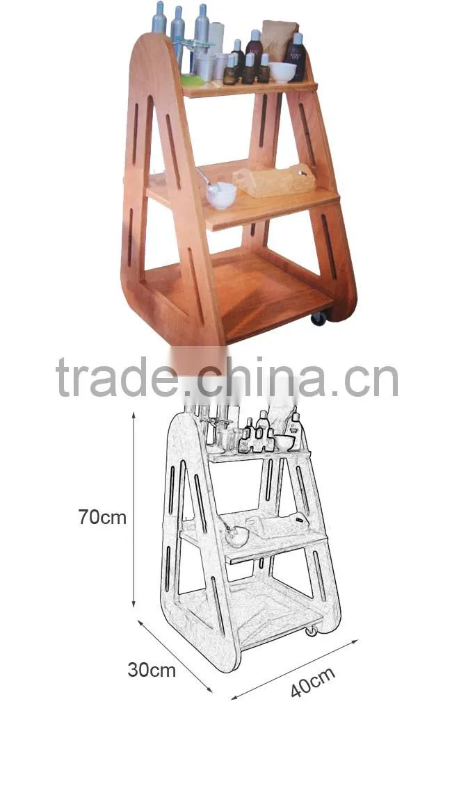 2016 Solid Wood massage trolley 2088