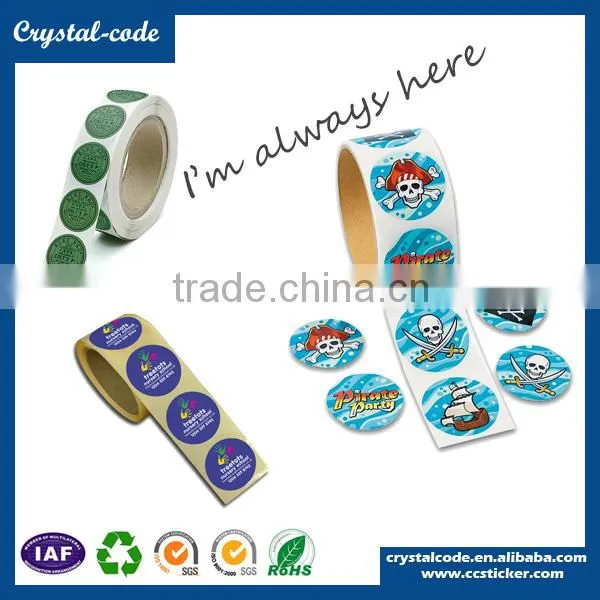 High quality custom peel off stickers,high gloss sticker