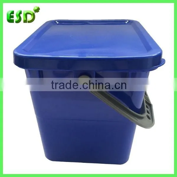 ESD Heavy Duty Large Plastic Water Bucket With Lid