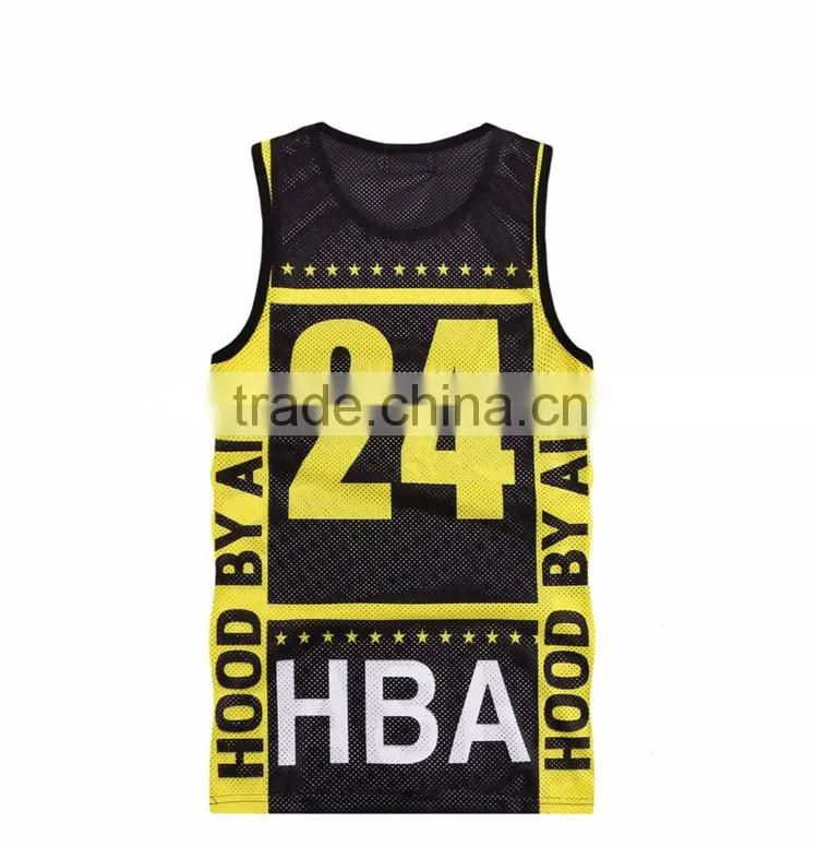 Yingzhong garment factory Tank top Custom print men Vest ,mens digital printing Tank tops