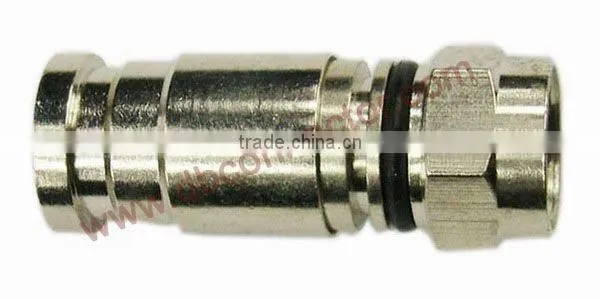 compression rg6 rf cable connector