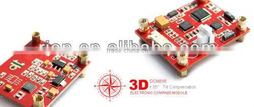 bare board of 3D electronic compass