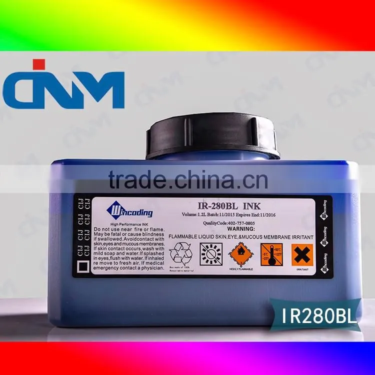 IR280BL Advanced Ink for Domino cij inkjet printer 1.2L