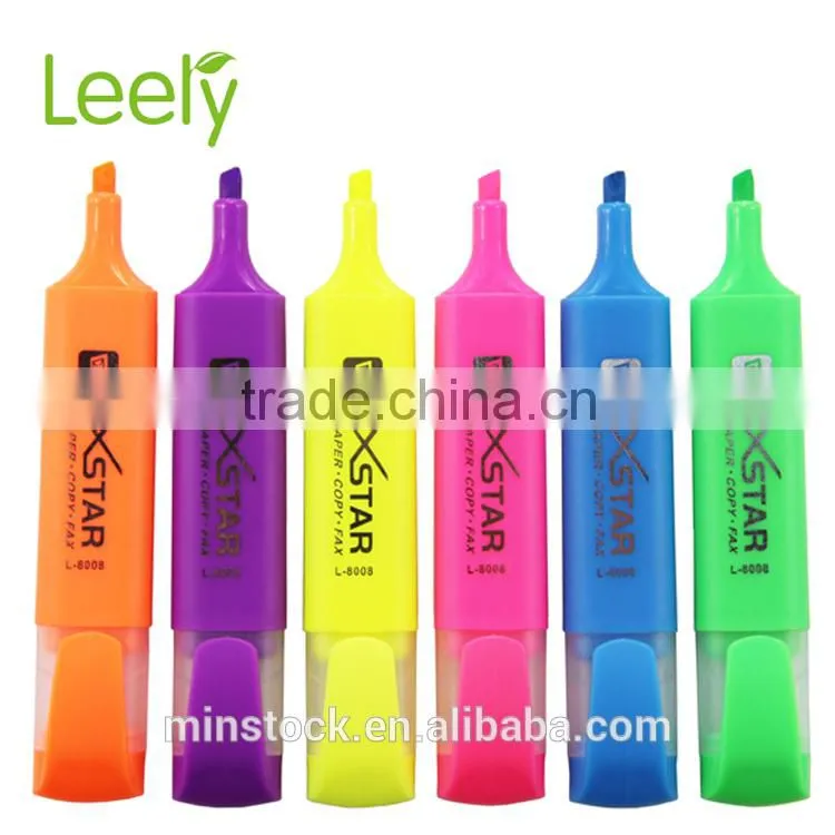flurescent highlighter set brilliant color