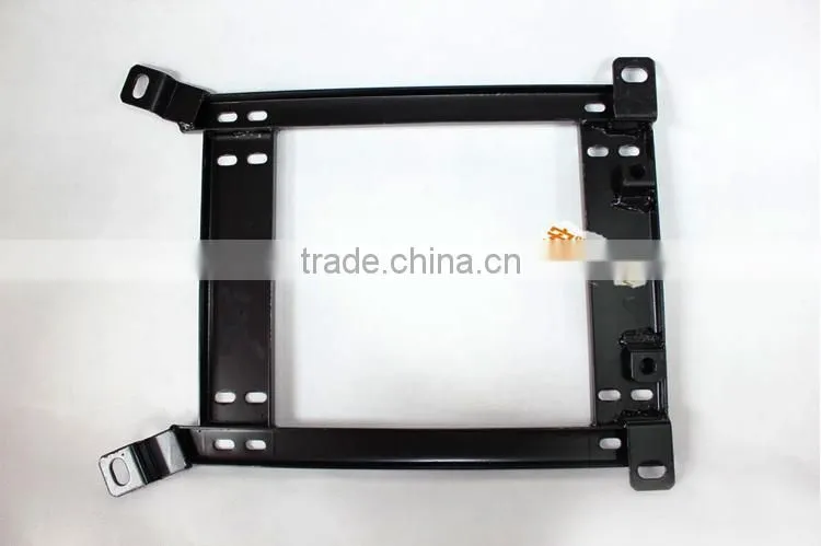 Racing seat rail bracket seat mounting bracket