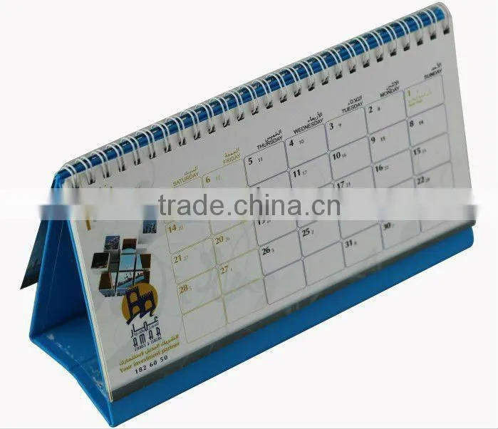 2015 print triangle desk calendar