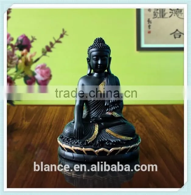 resin buddha statue sitting buddha figure for home decor