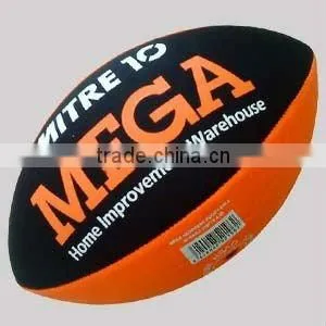 machine stitched PVC rugby ball