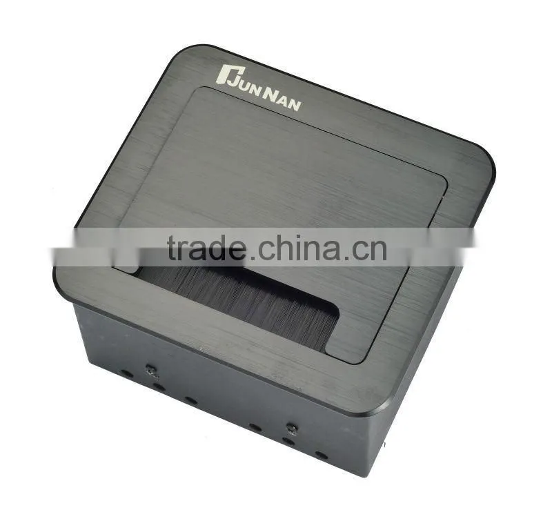 New design desktop electrical outlets 13a 2 gang socket for office furniture system