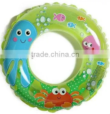 Custom inflatable floating life swim ring toy for kids