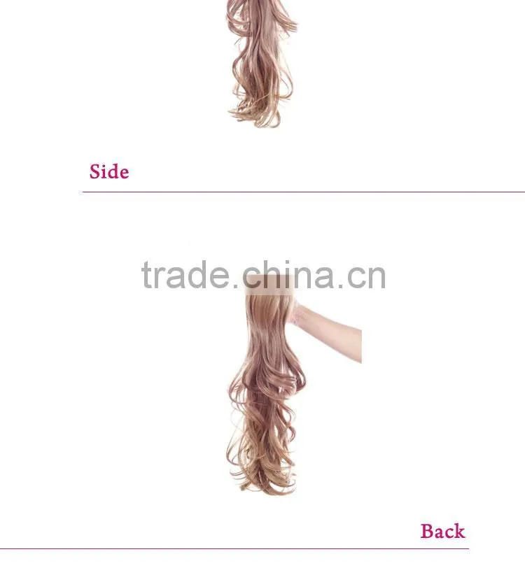 Hot selling High Temperature Fiber hair extensions hairpiece ponytail