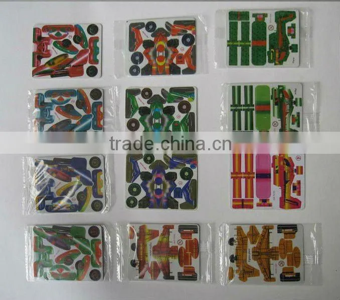 3d airplane puzzle toy games for kids