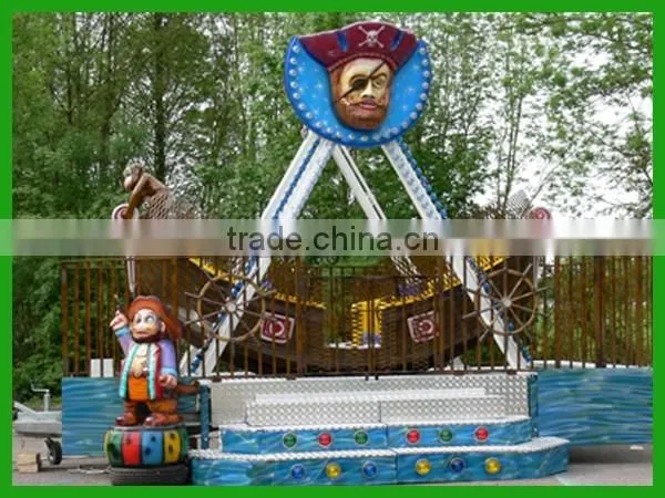 thrilling outdoor kids games ride mini pirate ship for sale