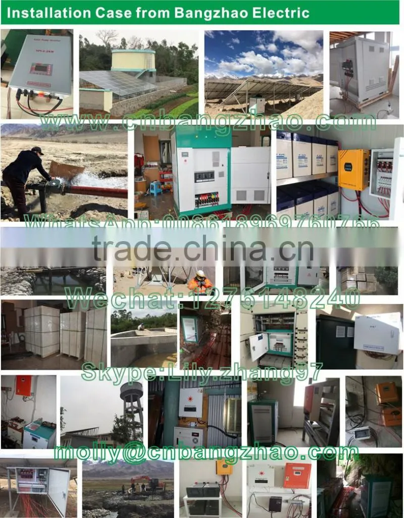 Solar Energy system 5HP AC pump inverter Integrate Frequency Drive