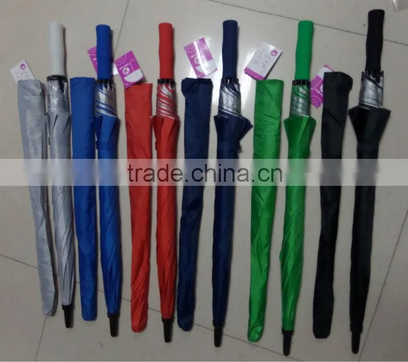 23"x8x2 auto protective double ribs straight durable Umbrella
