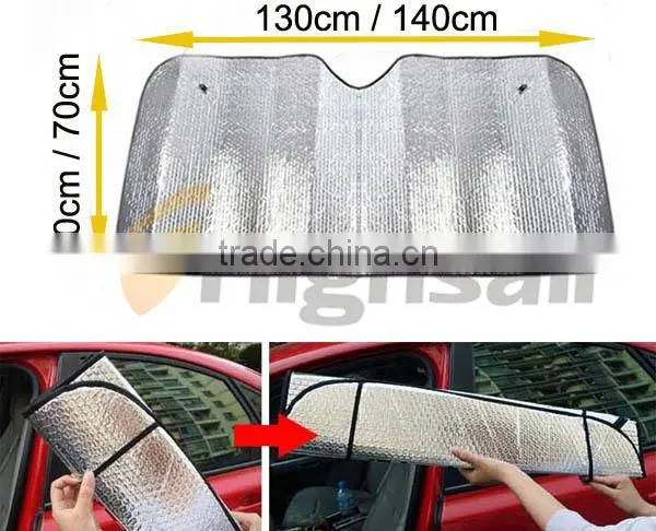 front folding auto sunshade