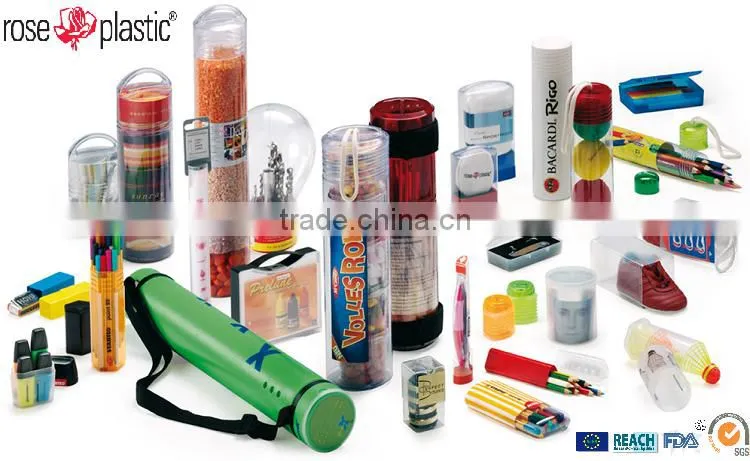 Plastic cosmetics tubes