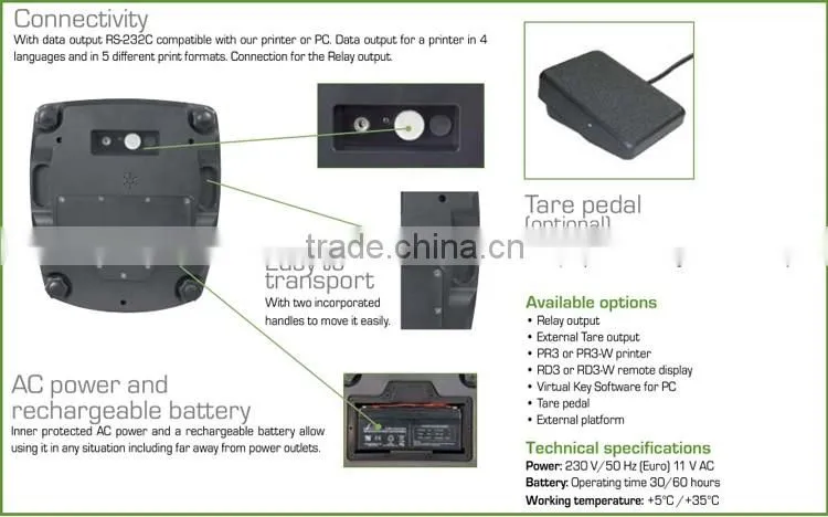 S3R-6KD LCD Display Digital Balance Scale
