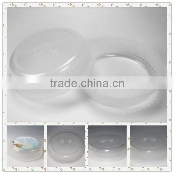 Plastic microwave cover