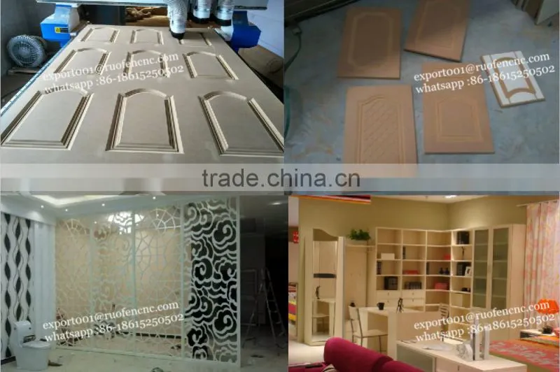 FLDM F3 cheap price auto tool changer cnc carving wooden door cutting machine