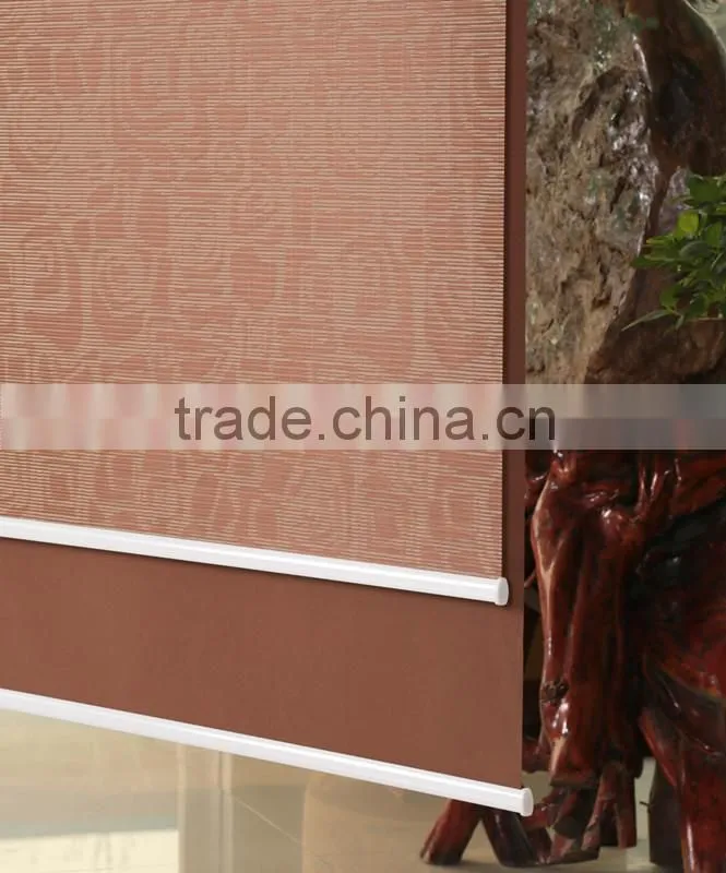 Translucent double blind fabric
