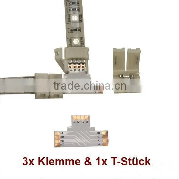 3528 strip light connector with wire leads