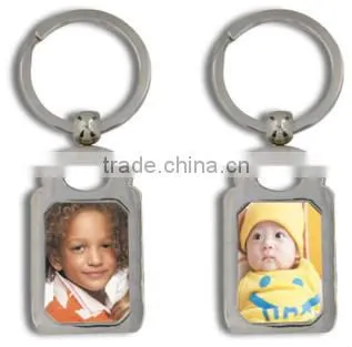 Factory wholesale custom metal sublimation blank key chain