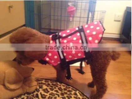 Wholesale Colorful Safety Nylon Fabric Fashionable Pet Life Jacket PT170