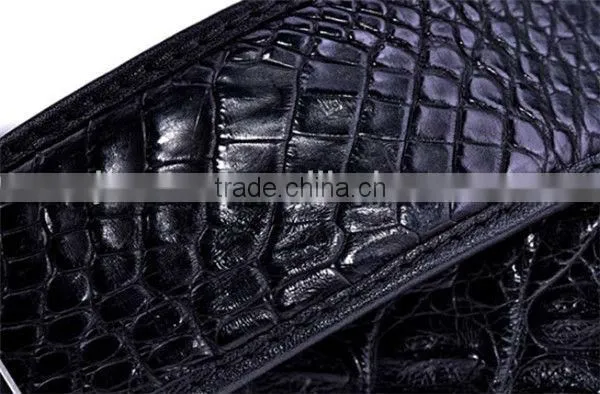 2013 Fashion Design Real Crocodile Skin Belt for Men Luxury Designer Belt