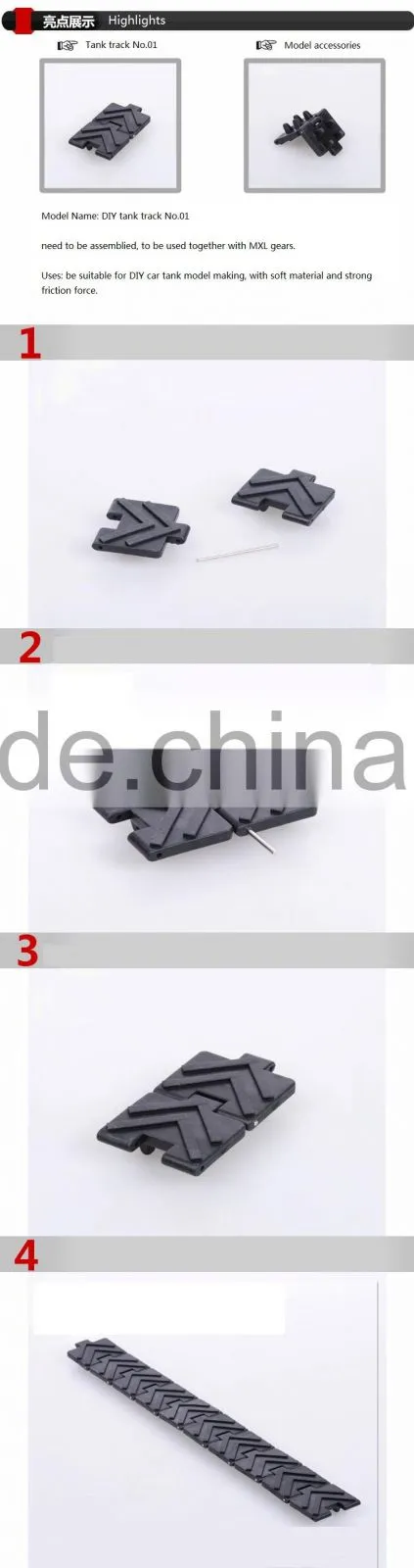 Smart Intelligent Barrowload tank Car robot Crawler chassis wheel track