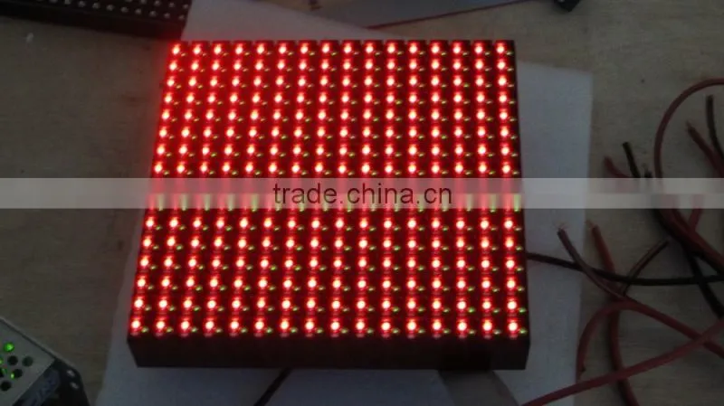 Single green P10 LED Module 32x16 Pixel Pitch LED Display Screen