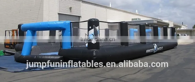 factory price inflatable football field hot selling inflatable soccer pitch
