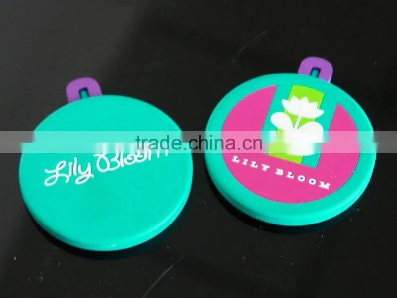 custom 3D logo plastic keychain