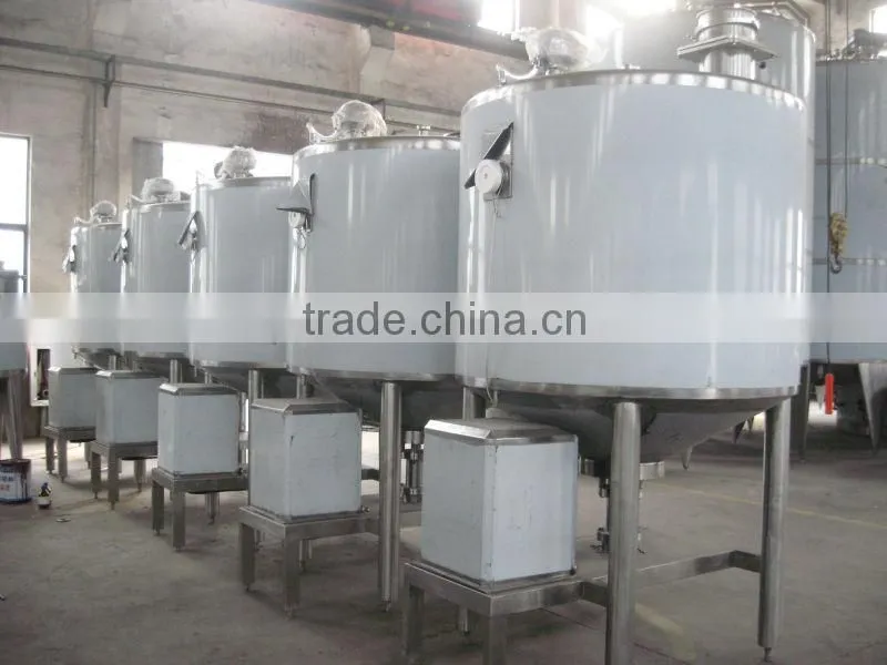 hot sale emulsification tank ingredient mixing tank