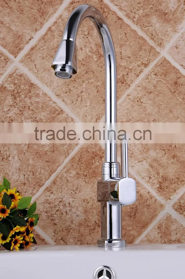 china supplier spring loaded kitchen sink mixer tap faucets, brass hot and cold water kitchen tap