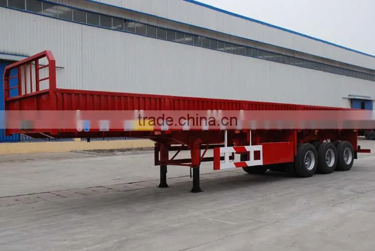 40ft 45 ft extendable container flatbed semi trailer for sale