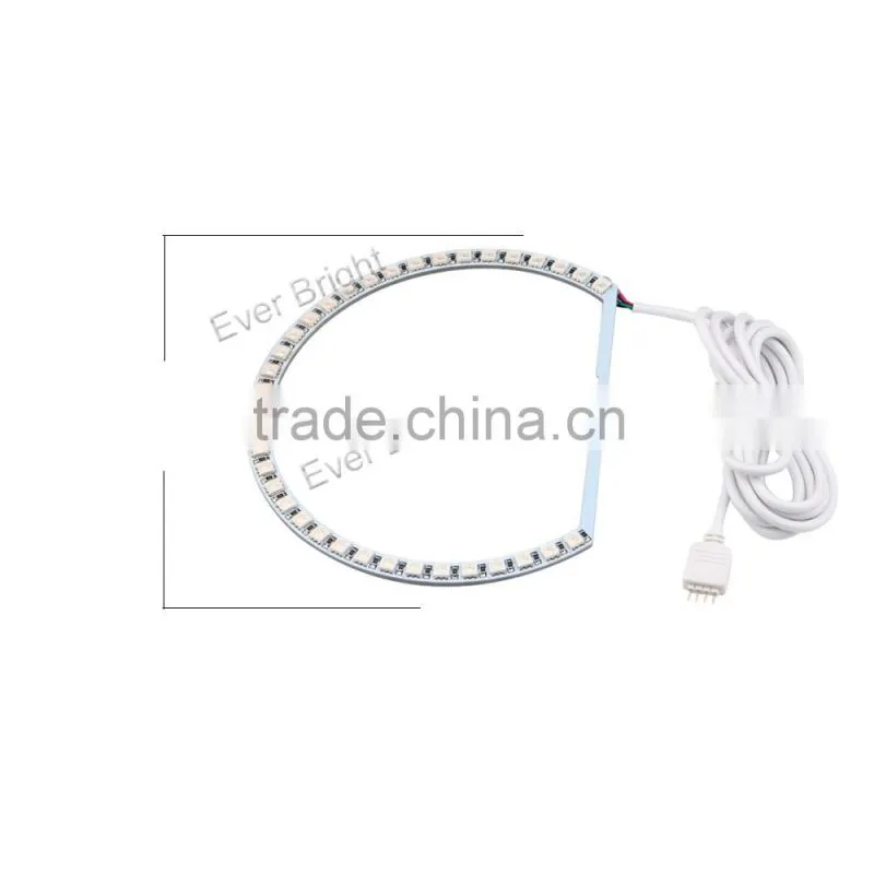 5050 angel eye led half round color changing angel eyes lighting