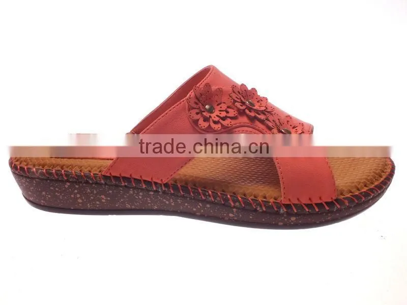 Flat shoes for women beautiful design with hand made sole