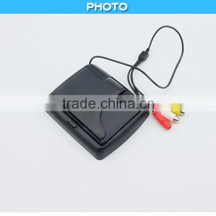 4.3 inch car foldable lcd monitor, security car lcd monitor ,car monitor XY-2046