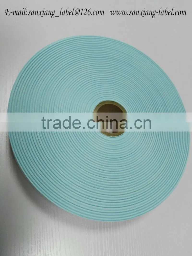 Huzhou Factory wholesales polyester full dull label fabric for woven labels and printed labels
