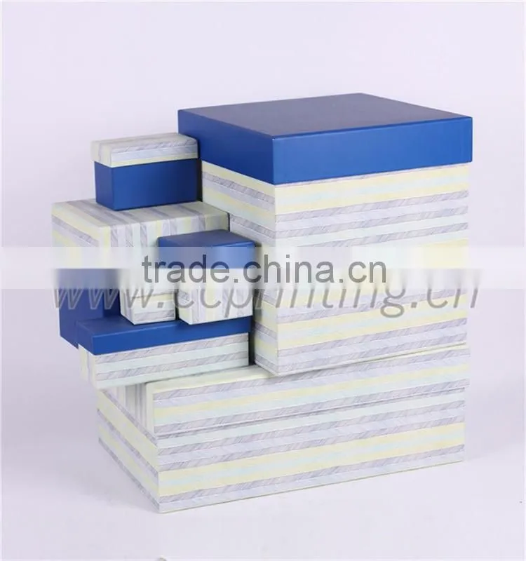 Different Sizes Custom Paper Cardboard Packing Gift Boxes