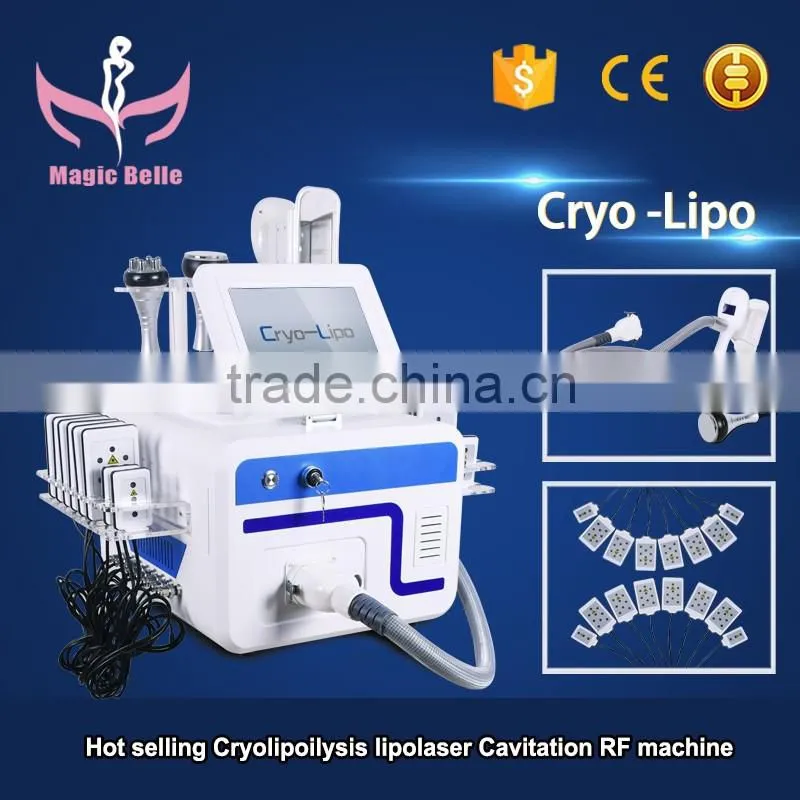 Micro machine 4 function Weight Loss cavitation/RF/lipolaser/cryolipolysis machine