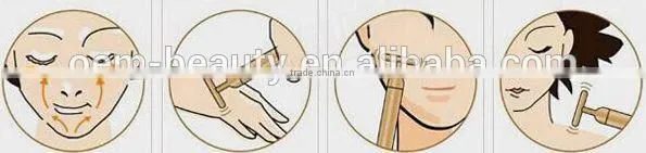 Fashion Design Personal Use Facial Beauty Bar 24K Golden Pulse for Skin Care
