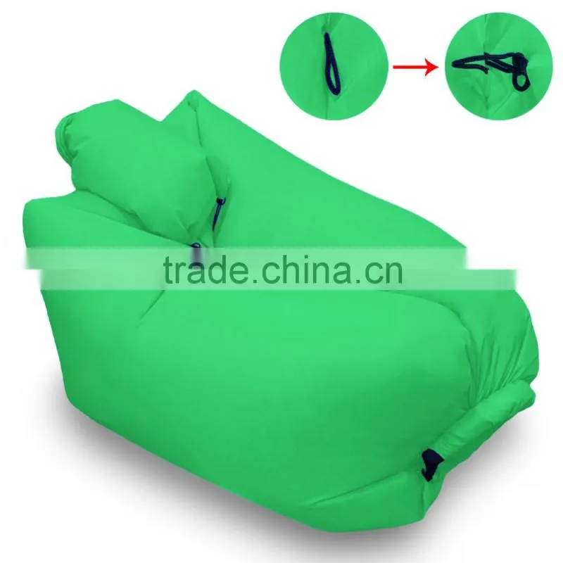Factory Wholesale 3 season type and air filling inflatable sleeping bag
