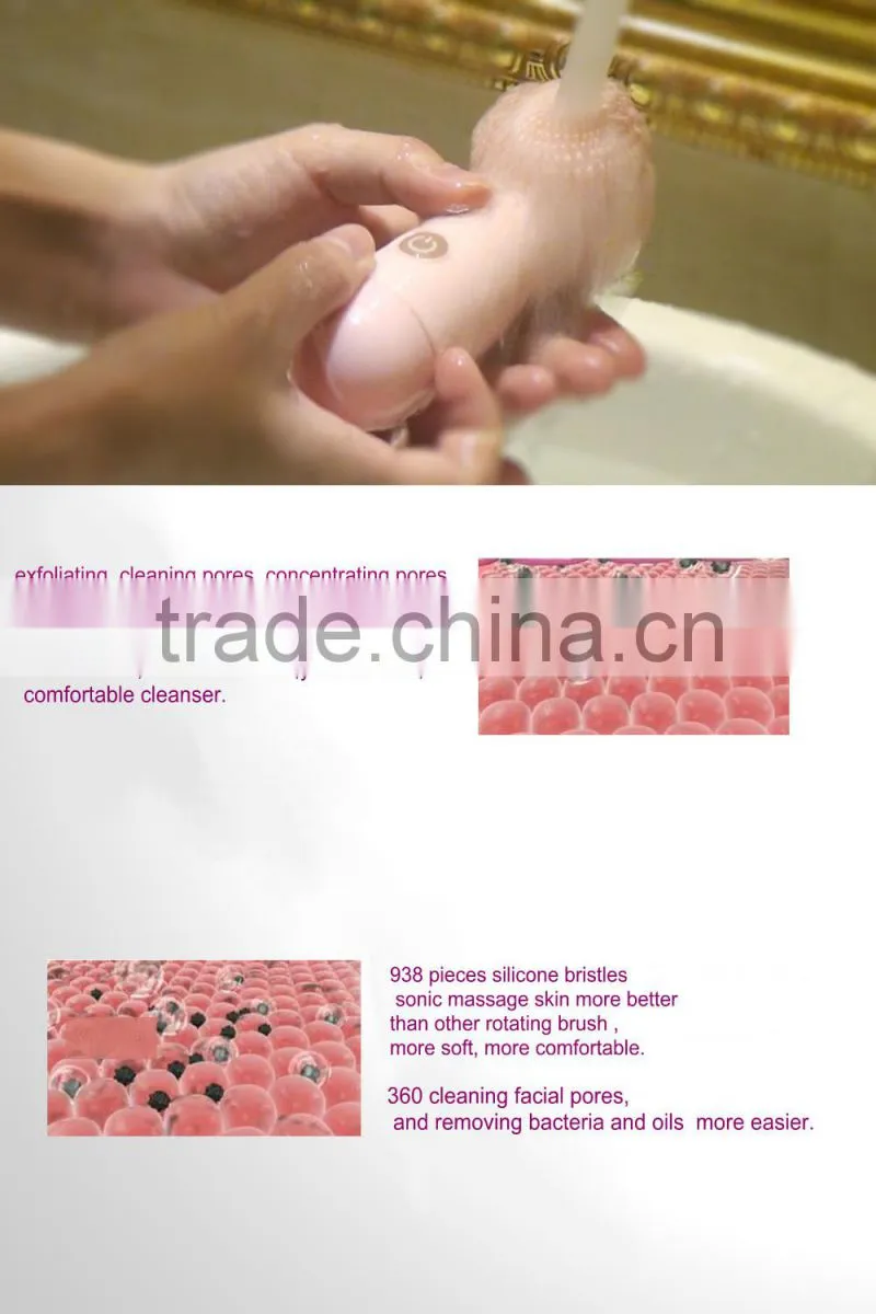Wholesale Soft Facial Cleansing Brush Washing Face Silicone Cleansing Brush
