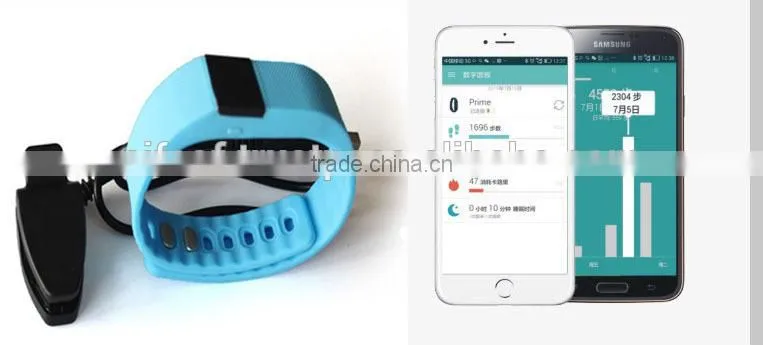 SIFIT-1.8 Waterpoof New Design Smart Wristband, it can Communicate with Smart Phone Via Bluetooth.